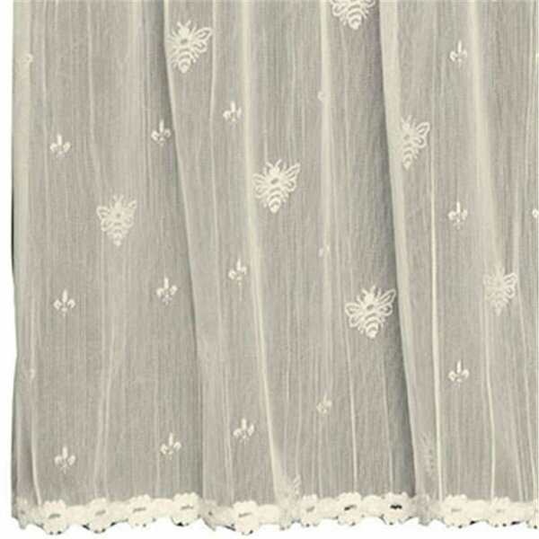 Heritage Lace Bee 45 x 36 in. Tier, White 7165W-4536HT